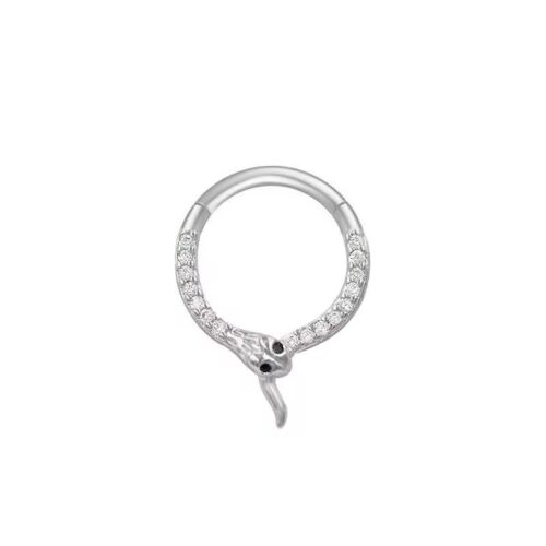 New Karma 316L Surgical Steel Snake Septum Ring