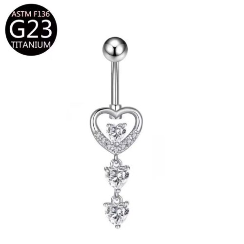 Hanging Heart Belly Bar