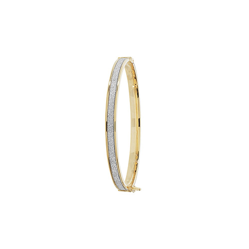 9ct Yellow Gold Babies Hinged Bangle 2.90g