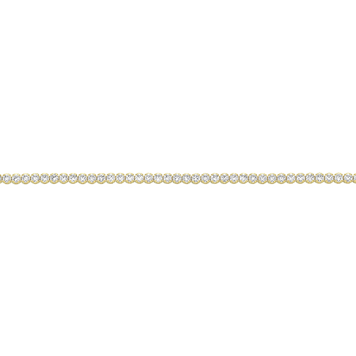 Gold CZ Tennis Bracelet