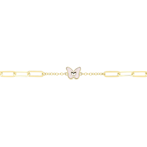Enamel Butterfly Bracelet