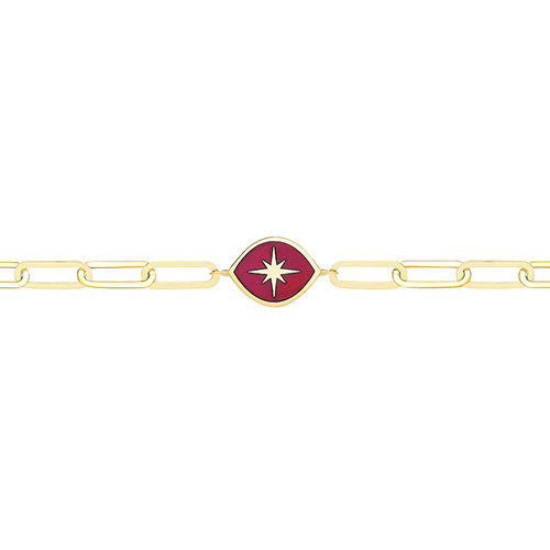 Enamel North Star Bracelet