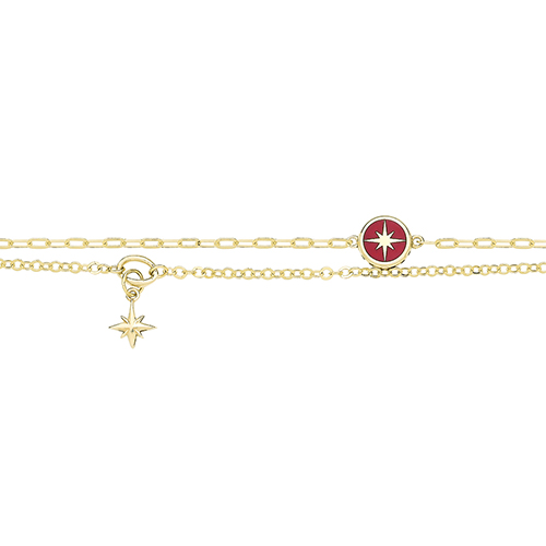 Enamel North Star Bracelet