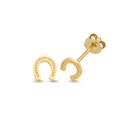 Horseshoe Stud Earrings