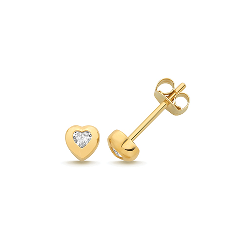 Heart Stud Earrings