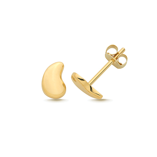 Bean Stud Earrings