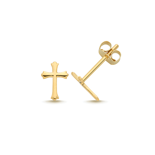 Cross Stud Earrings