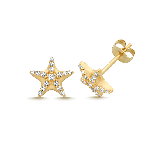 Starfish Stud Earrings