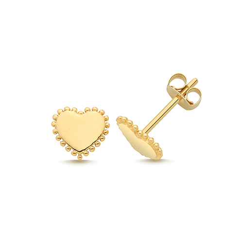 Heart Stud Earrings
