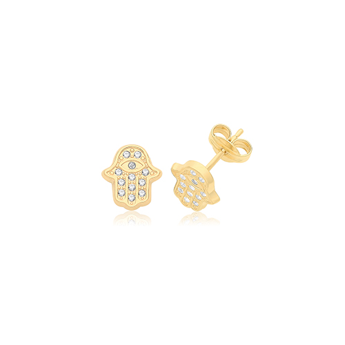 Hamsa Stud Earrings
