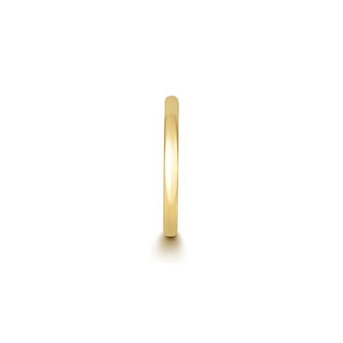 18ct Yellow Gold Cartilage Earring Solid Round Tube Clicker 1.70mm x 14.00mm - Image 3