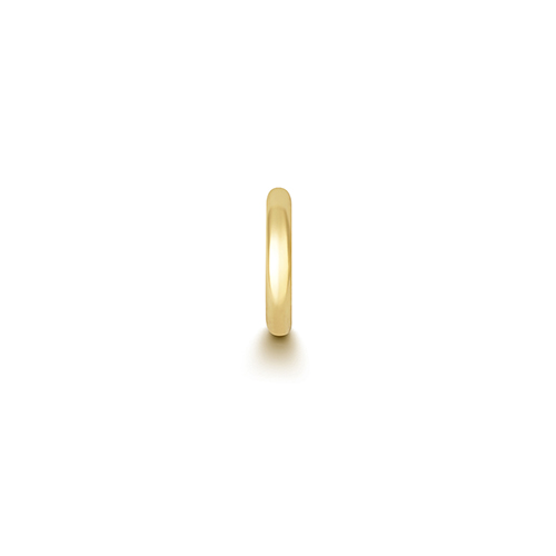 18ct Yellow Gold Cartilage Earring Solid Round Tube Clicker 2.00mm x 8.00mm - Image 3