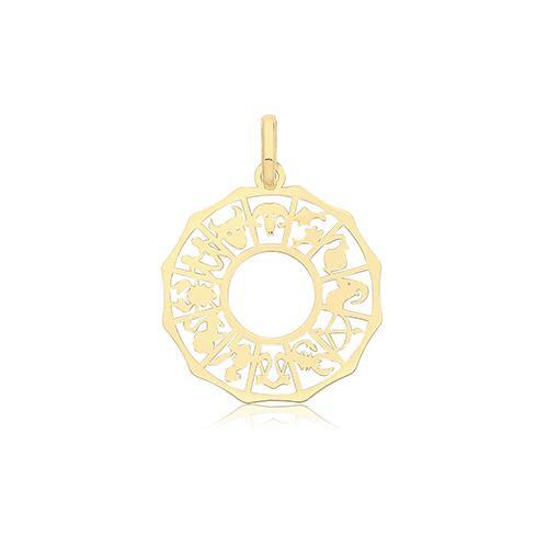 Gold Zodiac Pendant