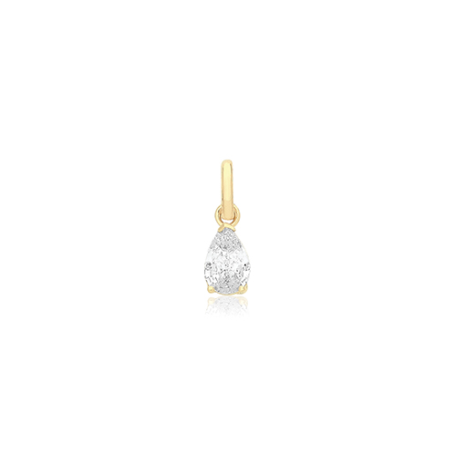Pear Shaped CZ Pendant