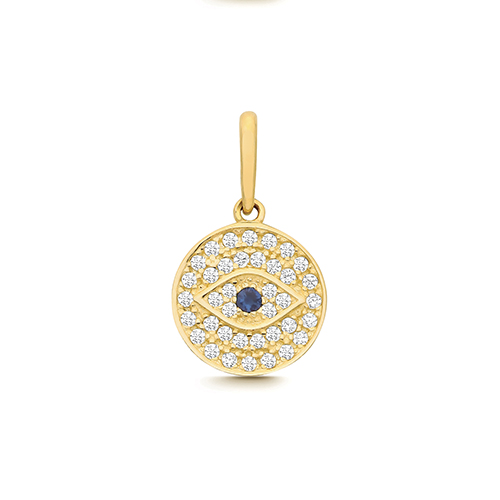 Evil Eye CZ Pendant