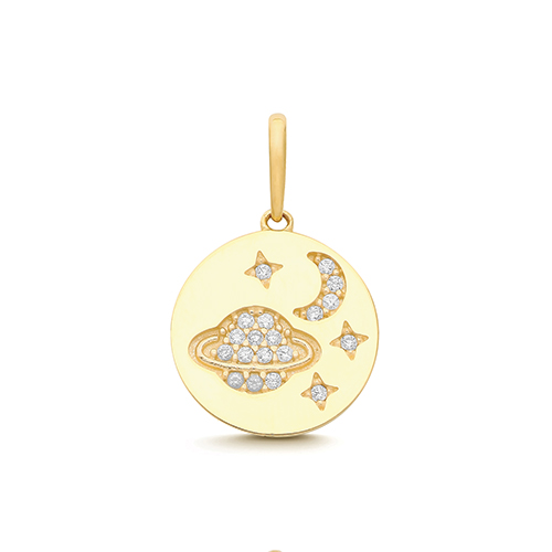 Moon And Star Pendant