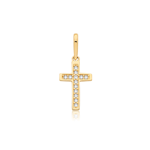 CZ Cross Pendant
