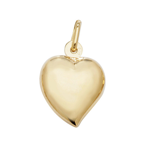 Gold Large Heart Pendant