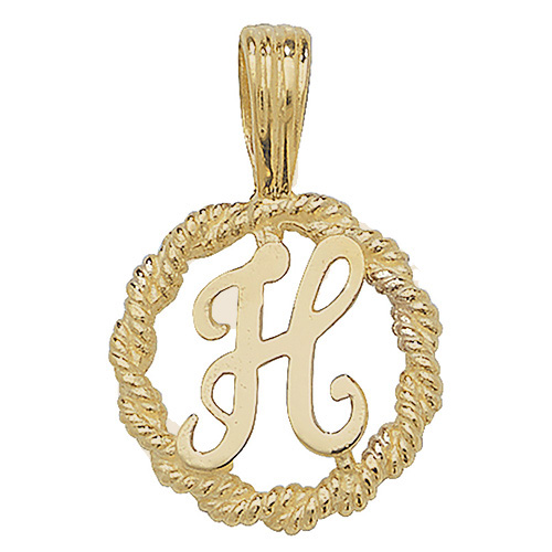 Initial H Pendant