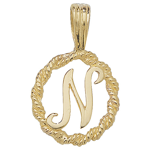 Initial N Pendant
