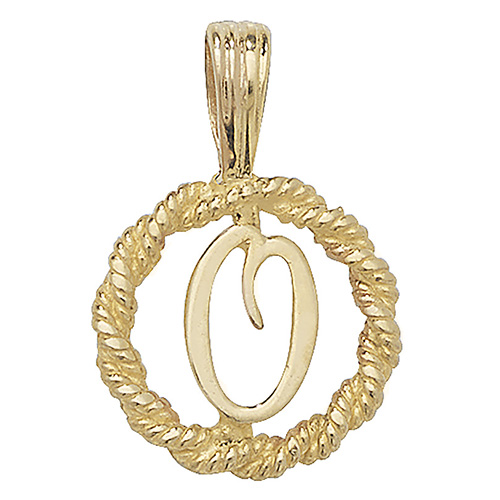 Initial O Pendant