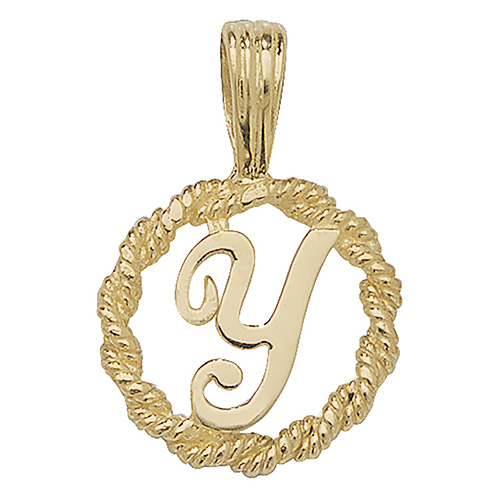 Initial Y Pendant