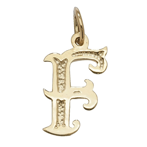 Initial F Pendant