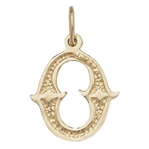 Initial O Pendant
