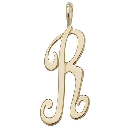 Initial R Pendant