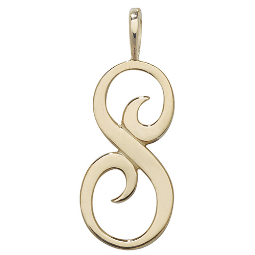 Initial S Pendant