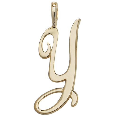 Initial Y Pendant