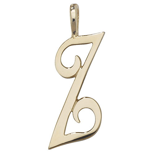 Initial Z Pendant