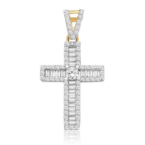 CZ CROSS PENDANT