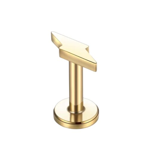 Steel Gold Lighting Bolt