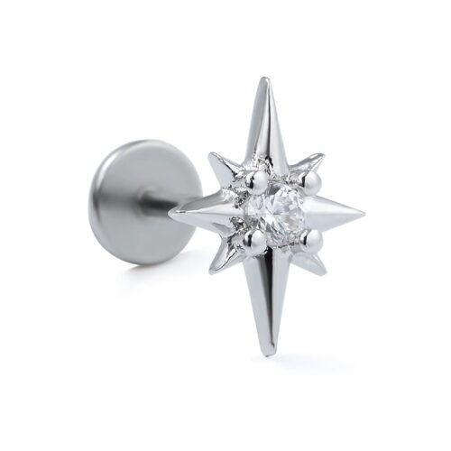Star Labret Flatback