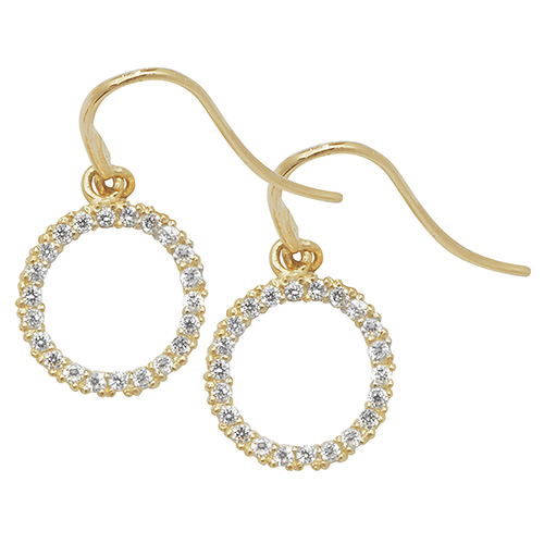 Fish Hook Drop Earrings
