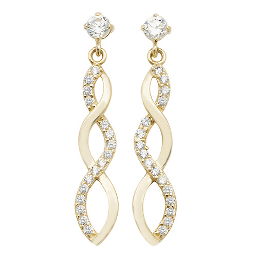 Infinity Drop Earrings