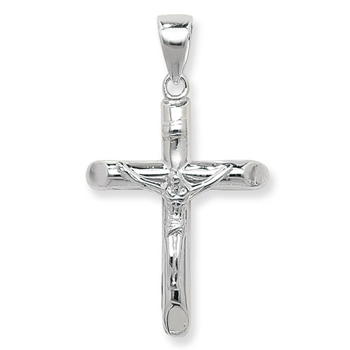 Silver Crucifix Cross Pendant