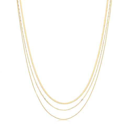 Gold Multichain Necklet