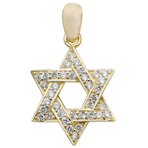 STAR OF DAVID CZ PENDANT