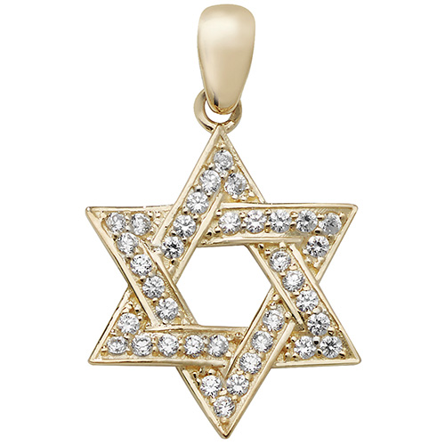 STAR OF DAVID CZ PENDANT
