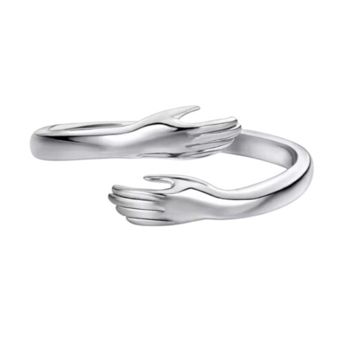 Silver Cuddle Hug Ring
