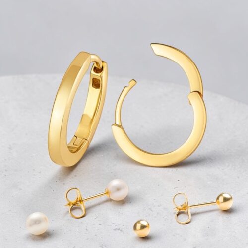 18ct Gold Cartilage Earring