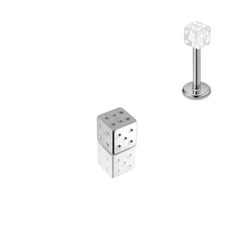 Dice Labret Flatback