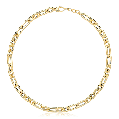 GOLD HOLLOW NECKLACE