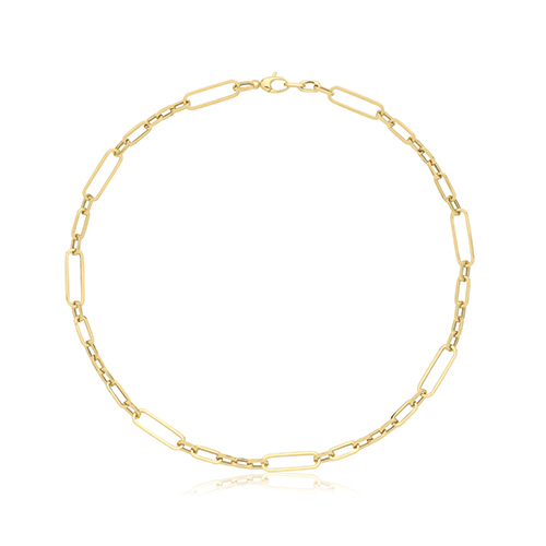 Gold Hollow Necklet
