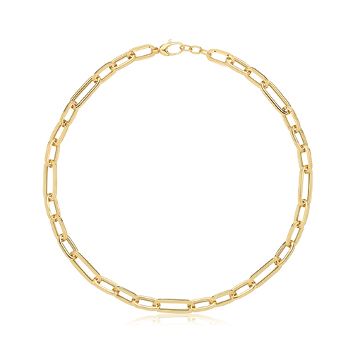 Gold Hollow Necklet