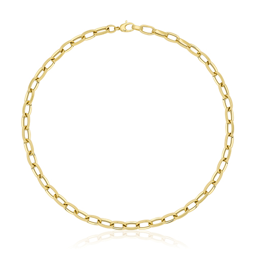 GOLD HOLLOW NECKLACE
