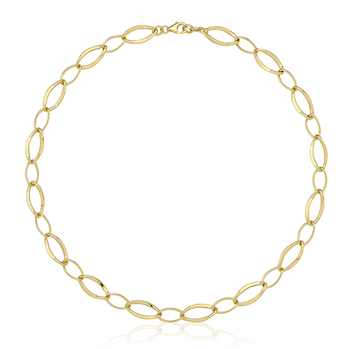 Gold Hollow Necklet