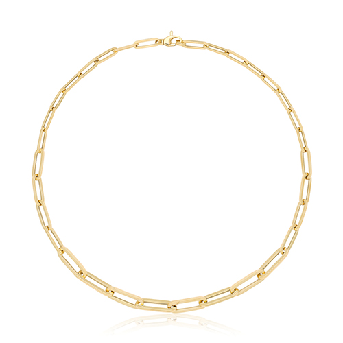 Gold Hollow Necklet